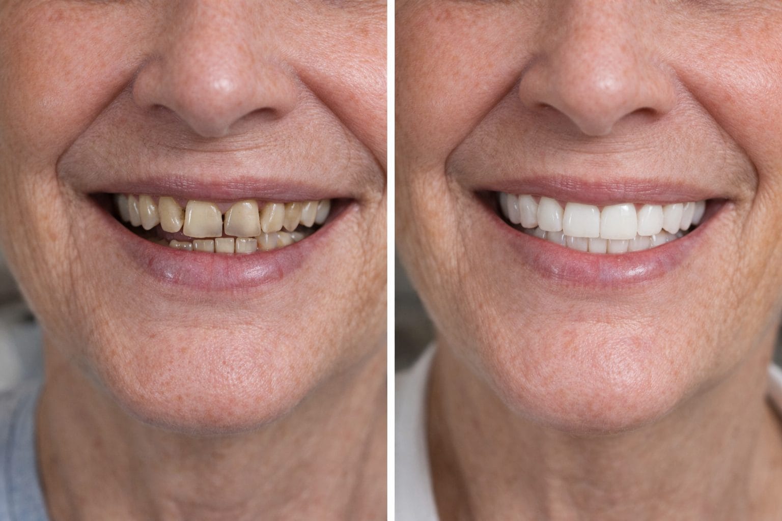 Veneers Before and After.