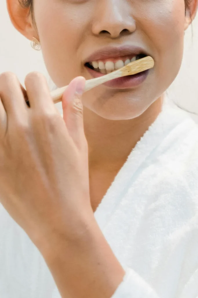 Brown teeth, discolored teeth